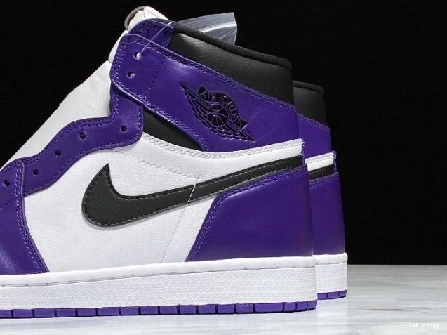 1st Kicks OG Jordan High 555088-500 Purple Court Air 1 0704